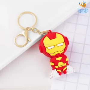 3D Iron Man PVC Keychain