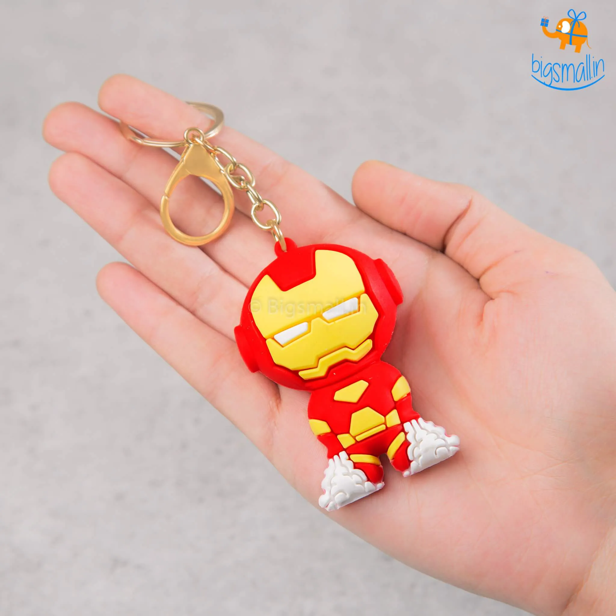 3D Iron Man PVC Keychain