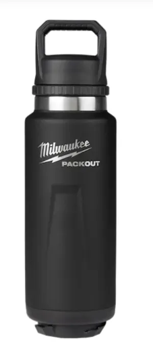 48-22-8397B Milwaukee PACKOUT 360z Insulated Bottle w/ Chug Lid - Black