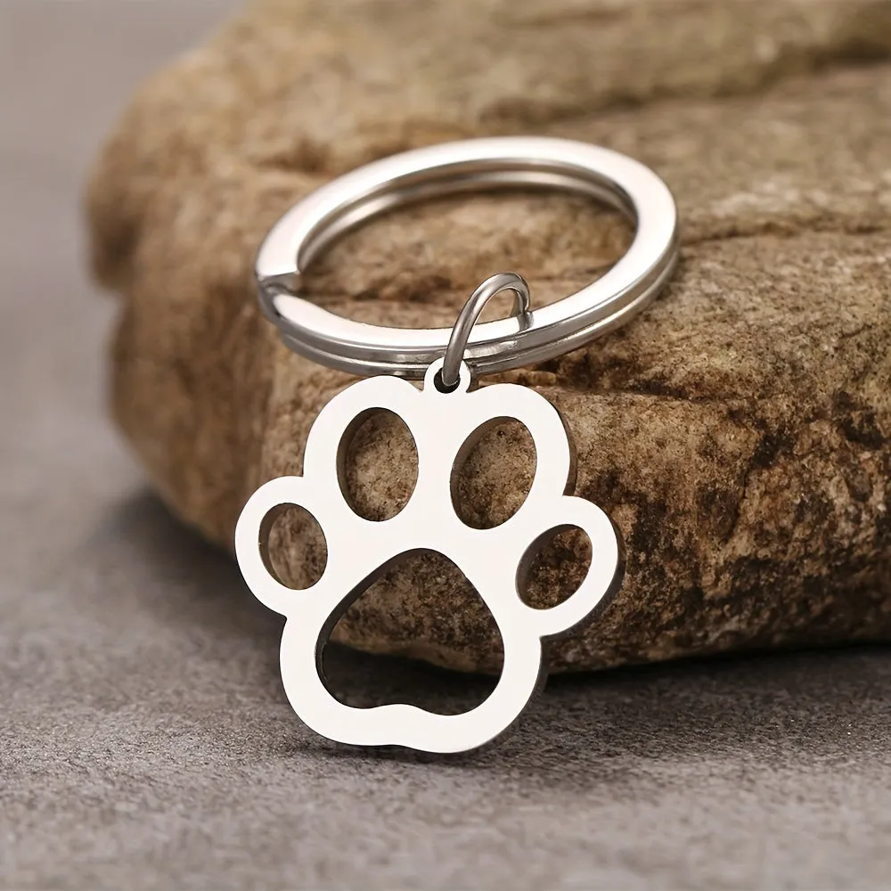 Adorable Animal Paw Keychain for Pet Lovers on the Go