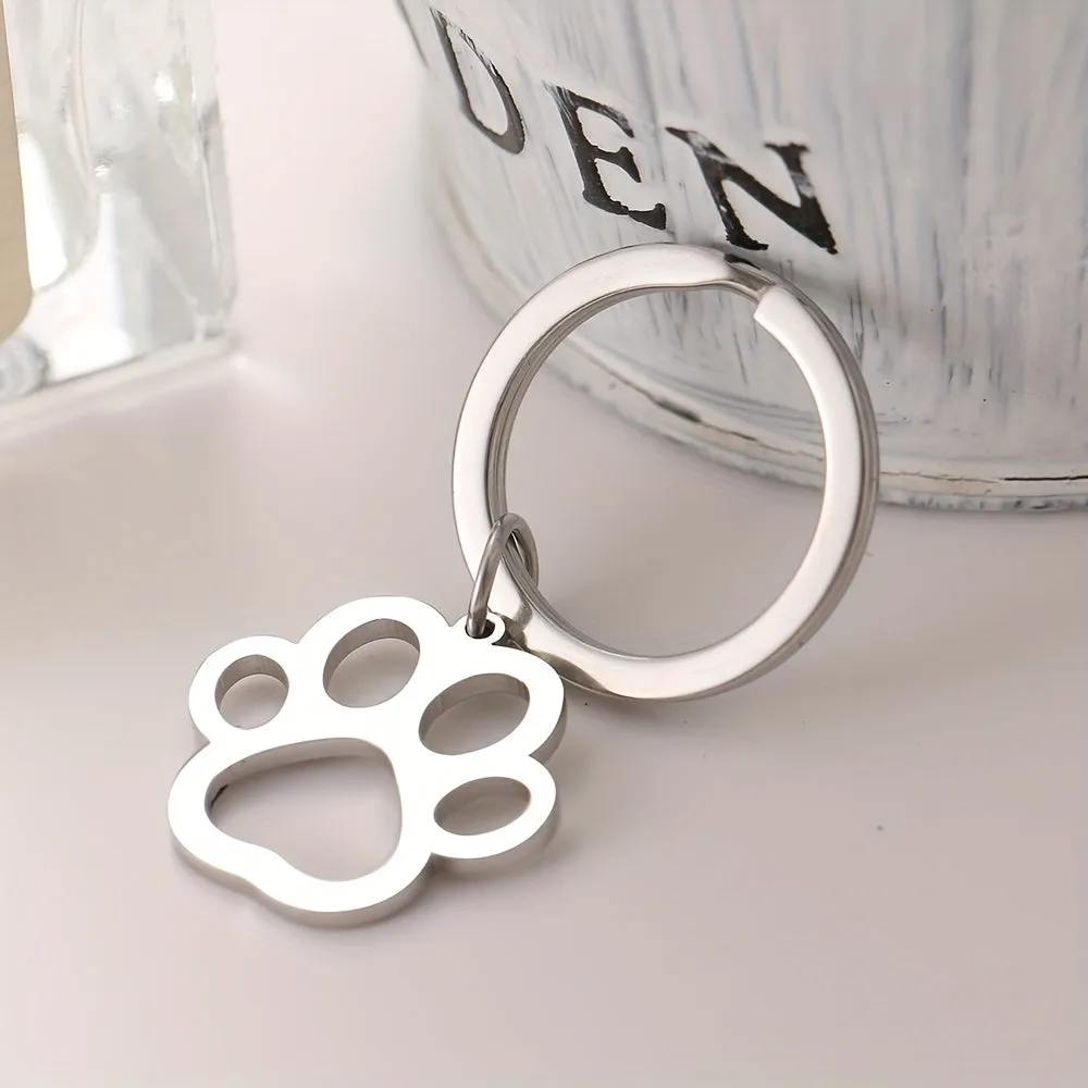 Adorable Animal Paw Keychain for Pet Lovers on the Go