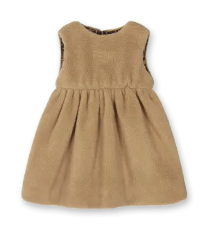 Baby Teddy Dress Desert Sand