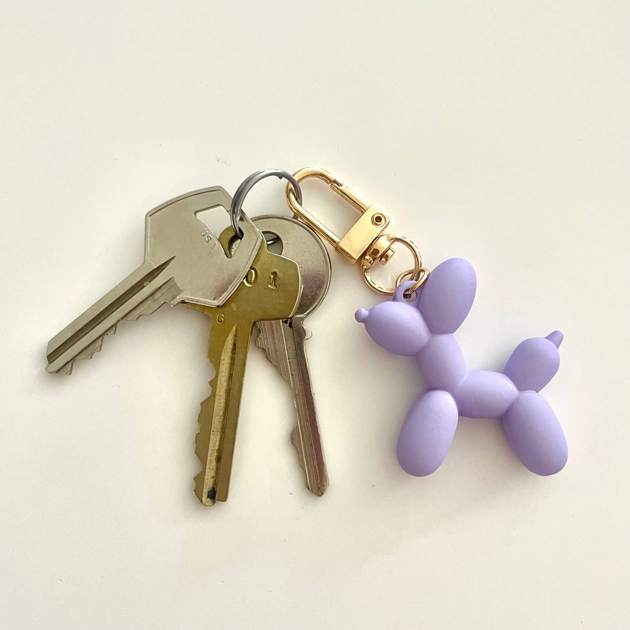 Balloon Dog Key Chain