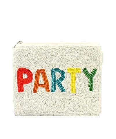 Beaded Pouch, PARTY