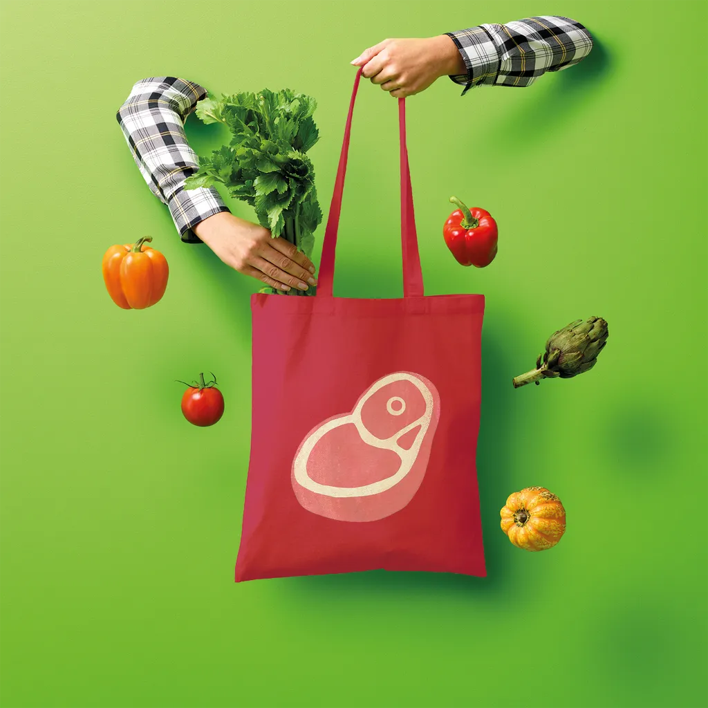 Beef Shopper Tote Bag