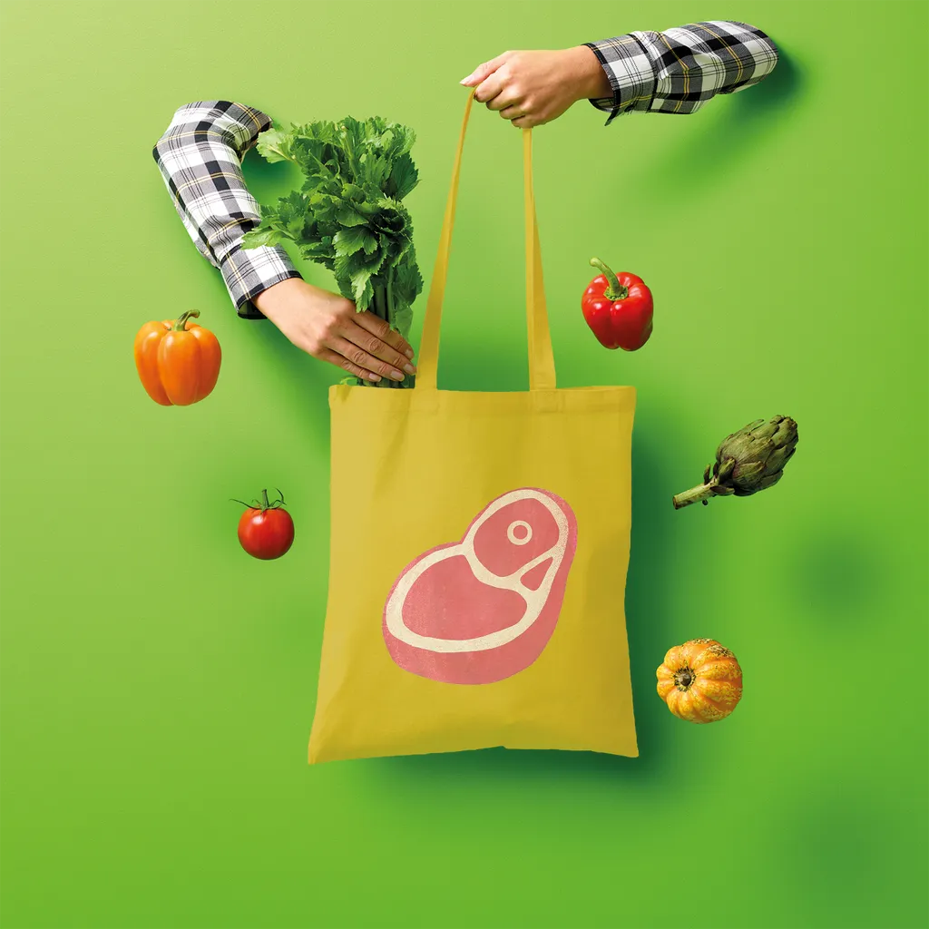 Beef Shopper Tote Bag