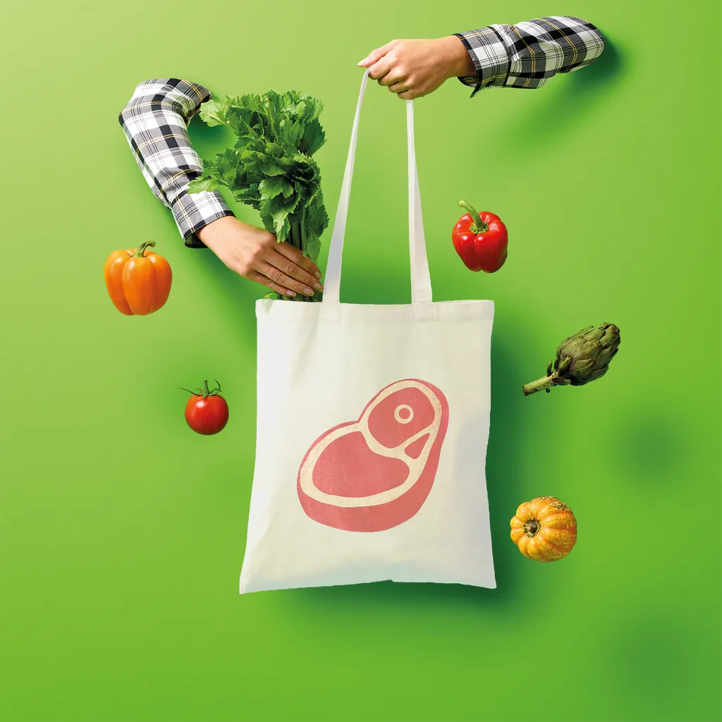 Beef Shopper Tote Bag