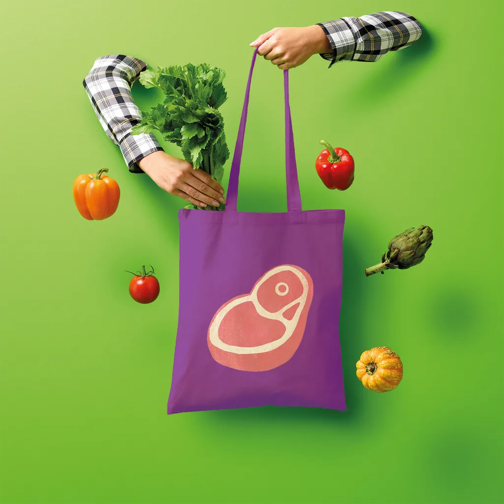 Beef Shopper Tote Bag