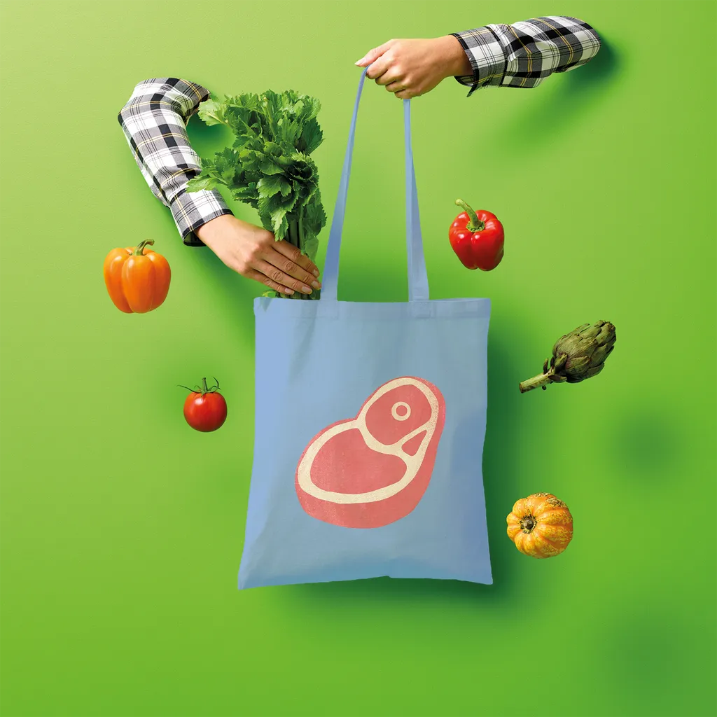 Beef Shopper Tote Bag