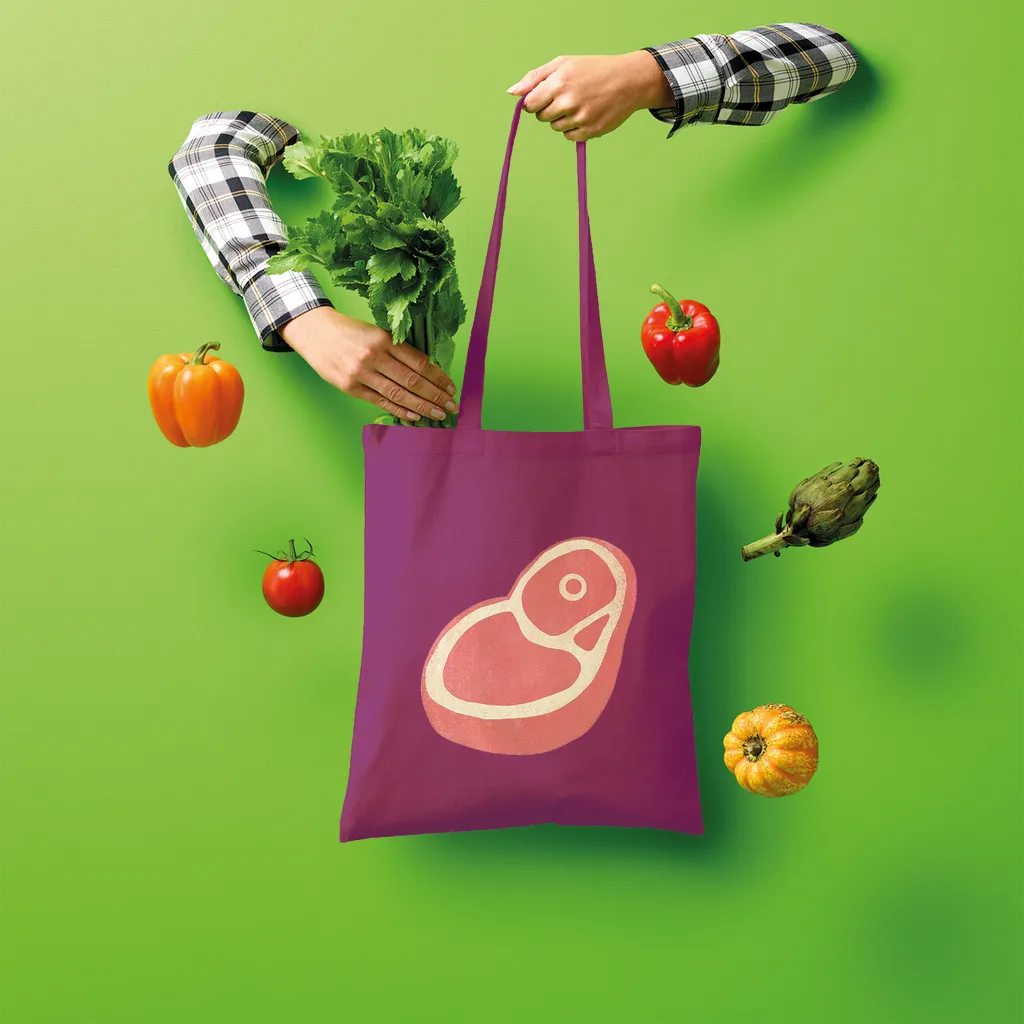 Beef Shopper Tote Bag