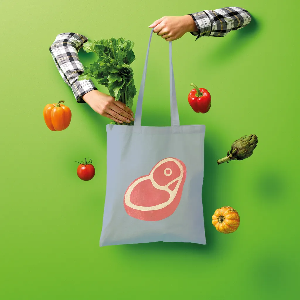 Beef Shopper Tote Bag