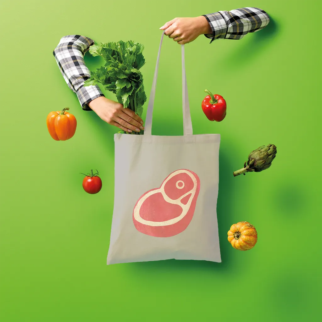 Beef Shopper Tote Bag