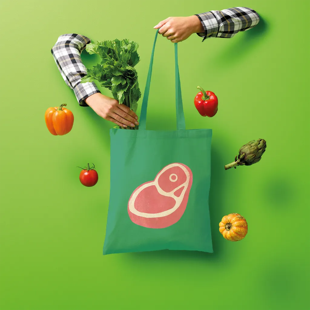 Beef Shopper Tote Bag