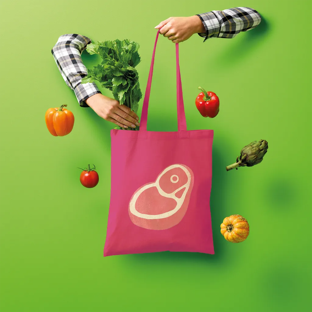 Beef Shopper Tote Bag