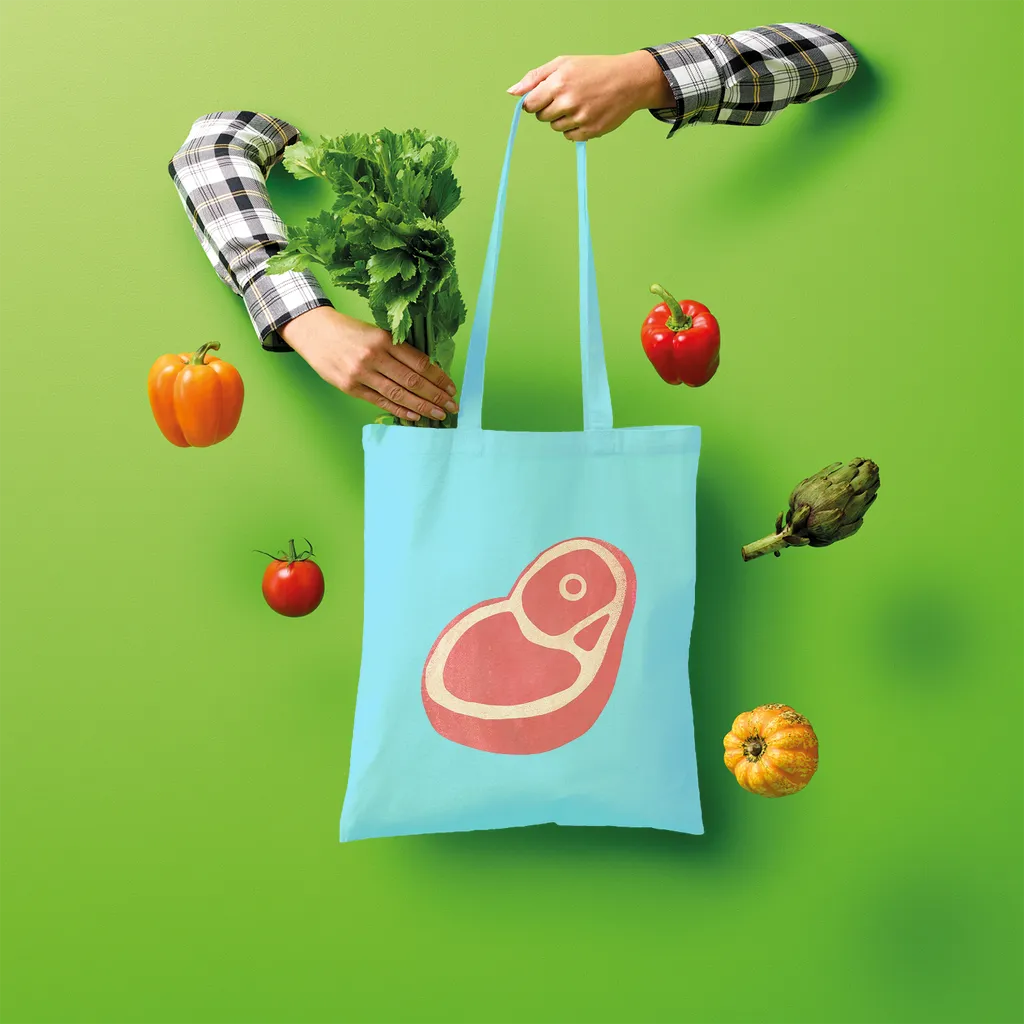 Beef Shopper Tote Bag