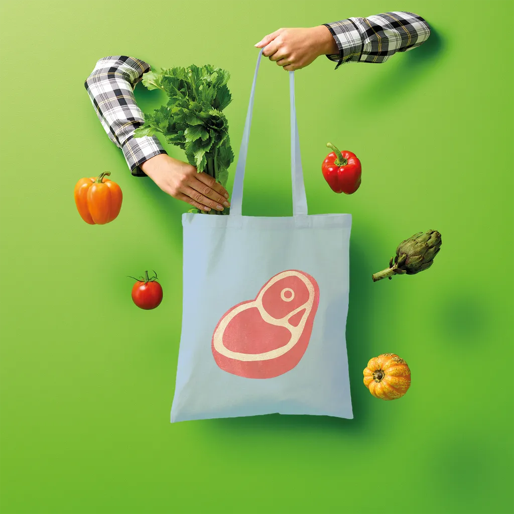 Beef Shopper Tote Bag