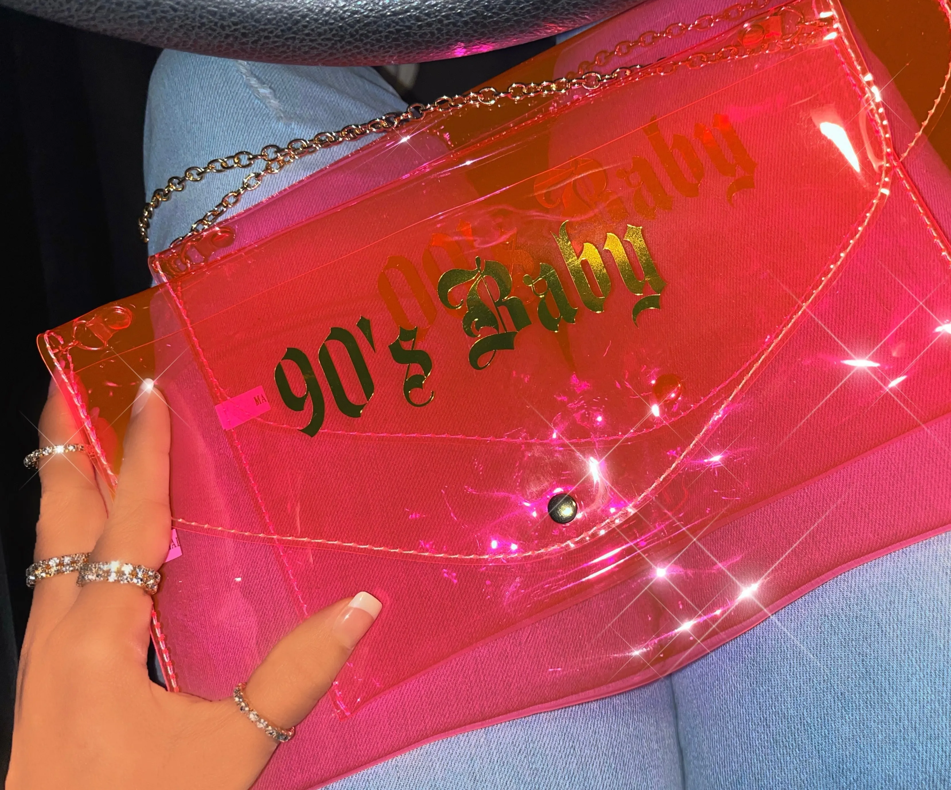 Birth Year PVC Clutch