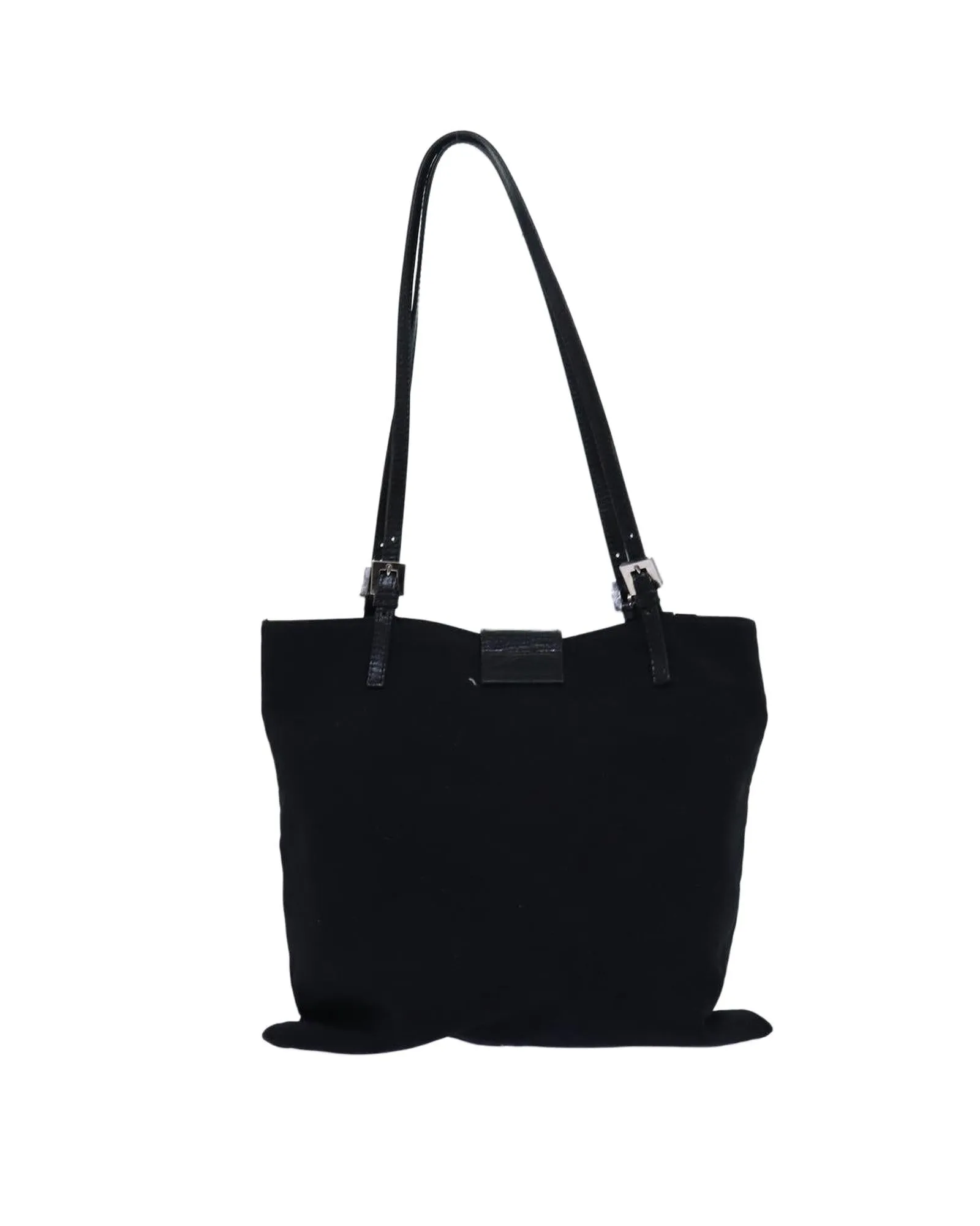 Black Nylon Tote Bag with Handle - Authentic Fendi Ep4415