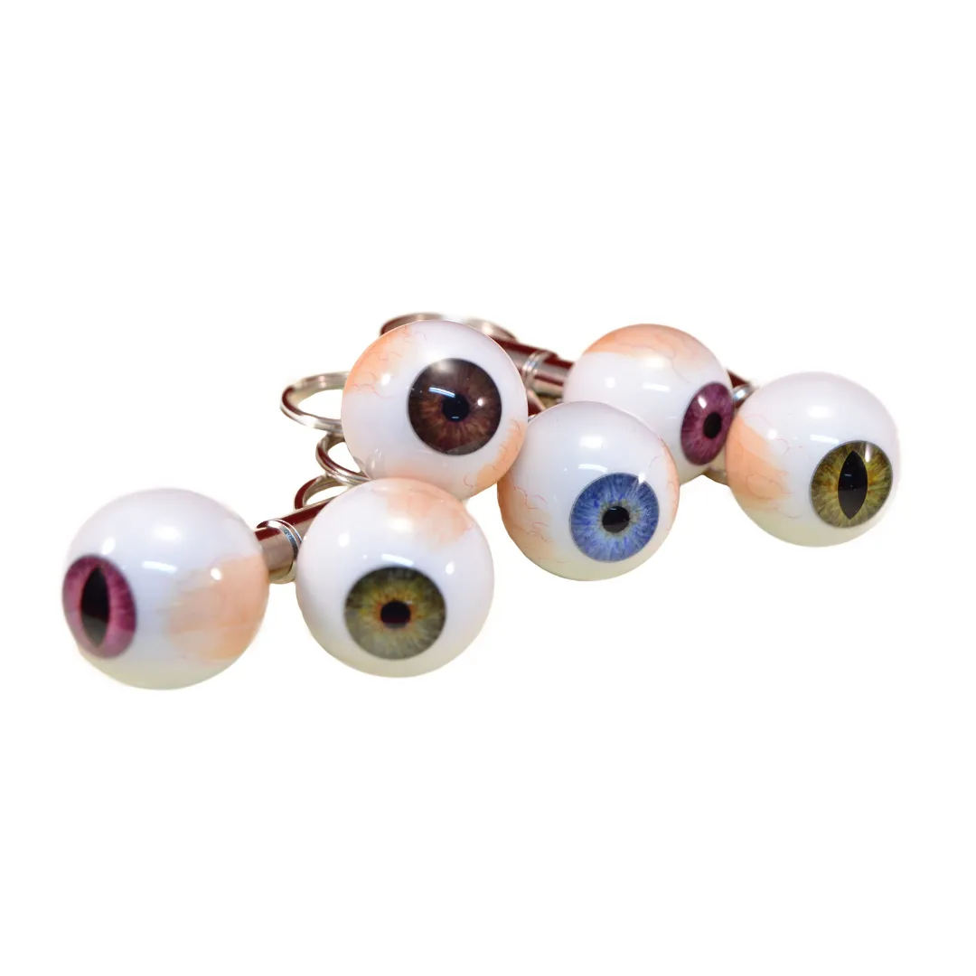 Blue Eyeball Keychain