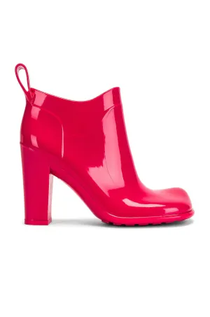 Bottega Veneta Rubber Ankle Boots, Lollipop