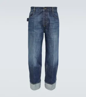 Bottega Veneta straight-leg jeans, blue