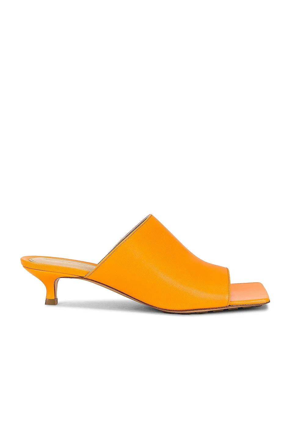 Bottega Veneta Stretchs Mules, Tangerine