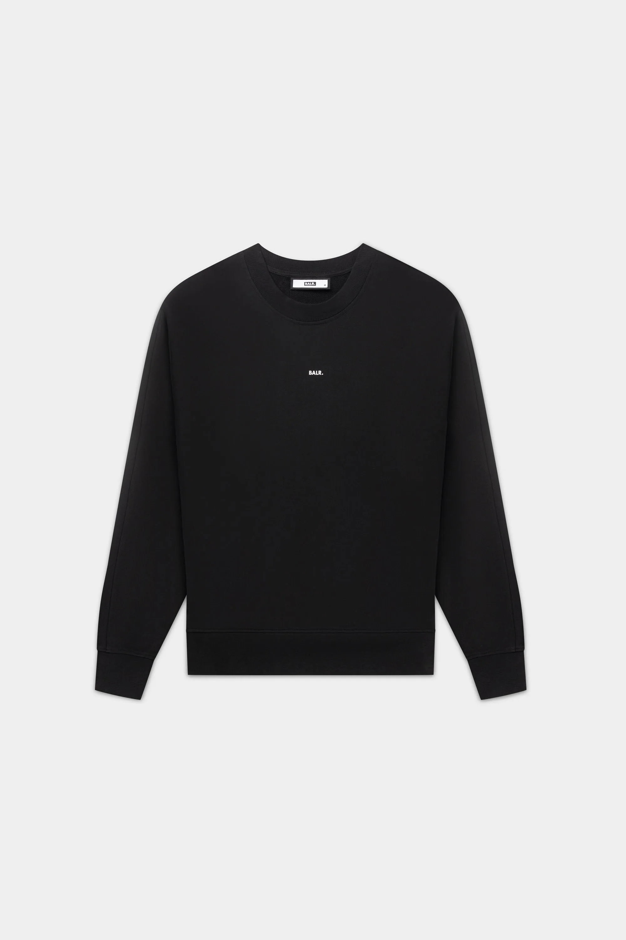 Brand Box Fit Crewneck Jet Black