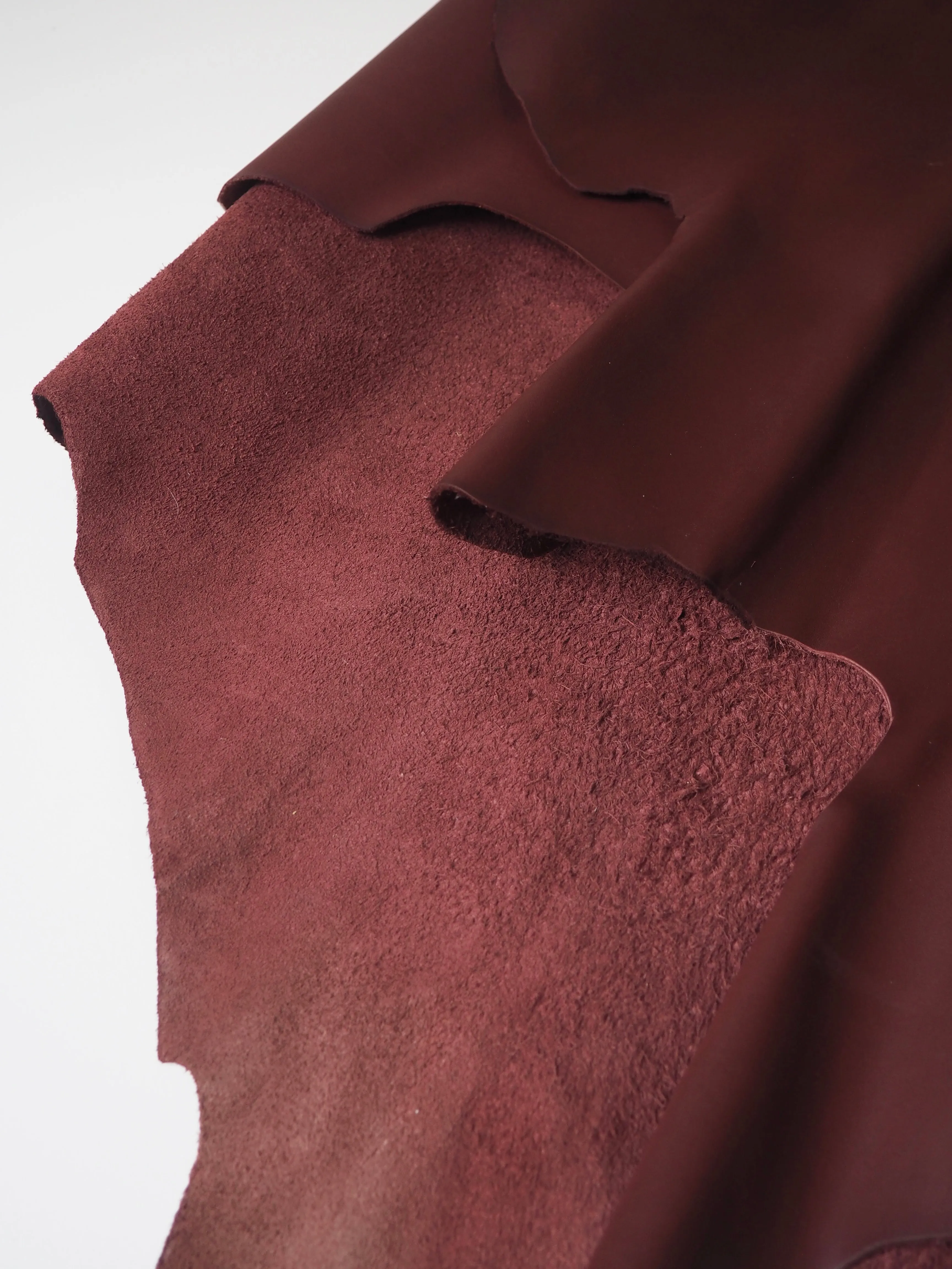 Burgundy Smooth Cowhide