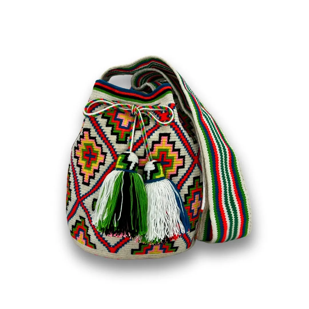 Colorful Crosses Crossbody Mochila