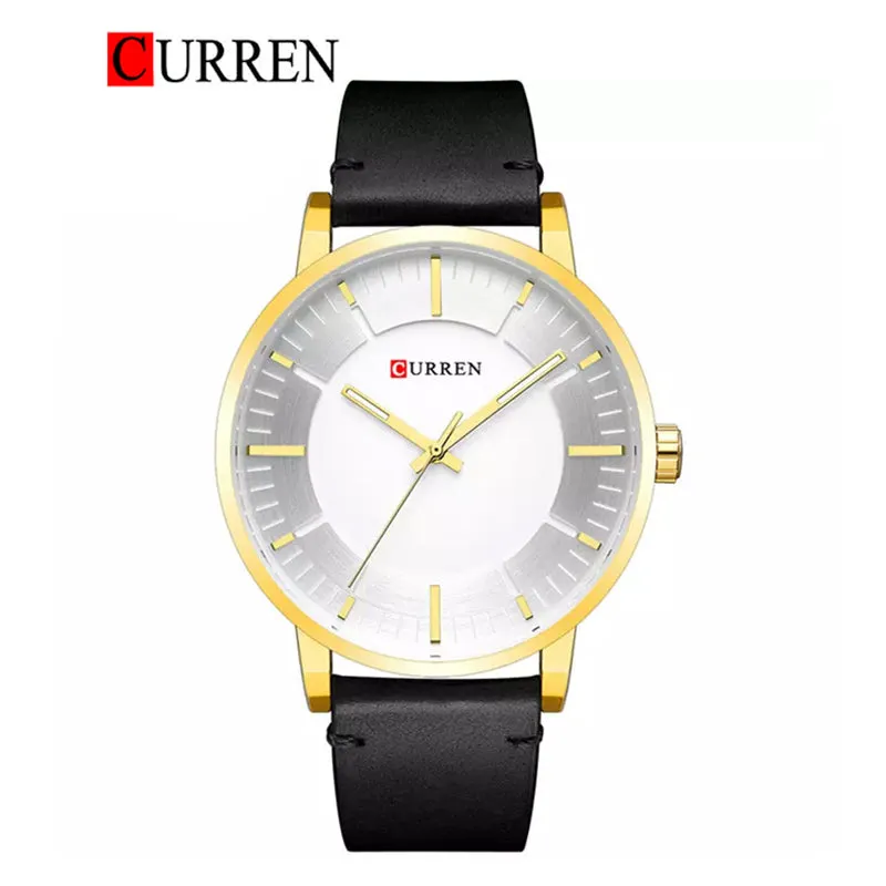 CURREN Original Brand Leather Straps Wrist Watch For Men With Brand (Box & Bag)-8332