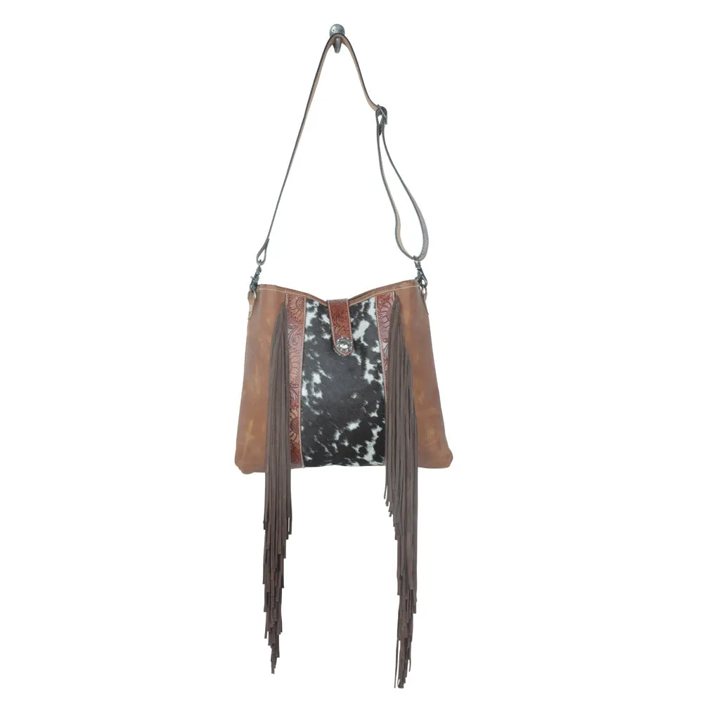 Cynosure Leather & Hairon Bag