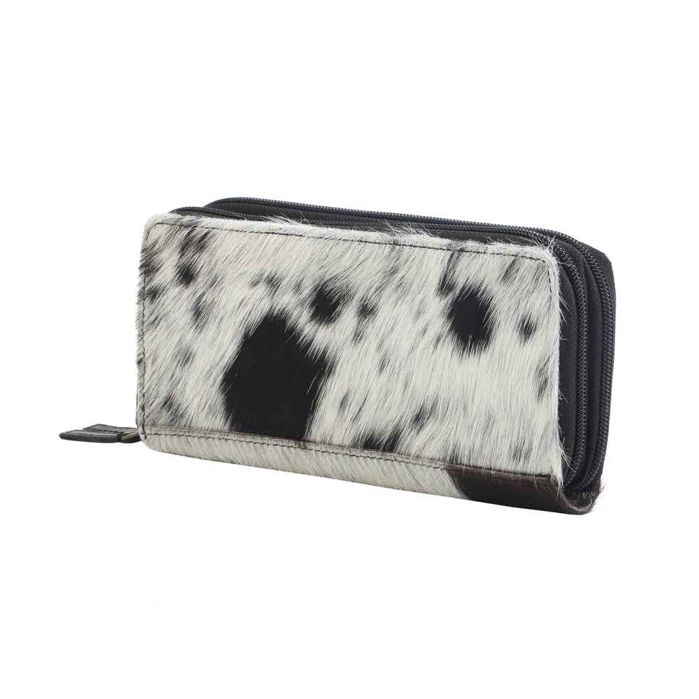 DALMATIANS LEATHER AND HAIRON WALLET