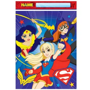 DC Super Hero Girls Plastic Loot Bag 8pk