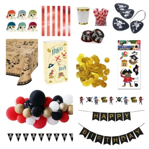 Deluxe Pirate Party Pack for 8 - SAVE 33%