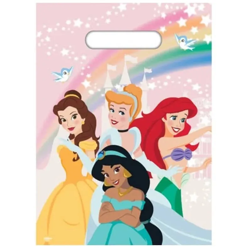 Disney Princess Loot Bags - 8 Pkt