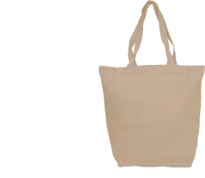 eco friendly allison recycled canvas tote - natural Case of 72