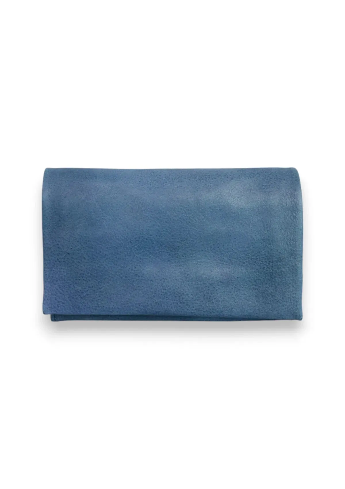 Eloise Handcrafted Leather Wallet - Denim