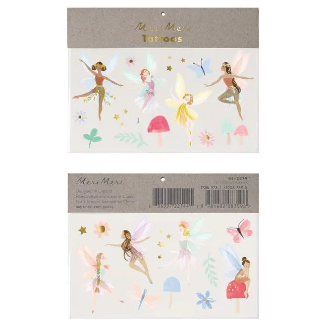 Fairy Temporary Tattoos (2 sheets)