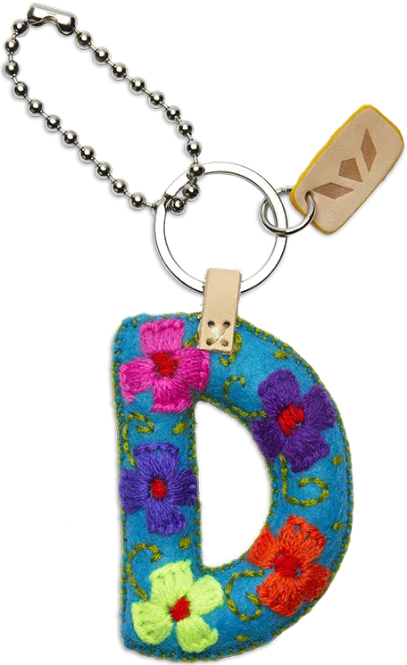 FELT ALPHABET CHARM - TURQUOISE