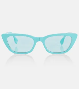 Fendi convertible cat eye sunglasses, blue