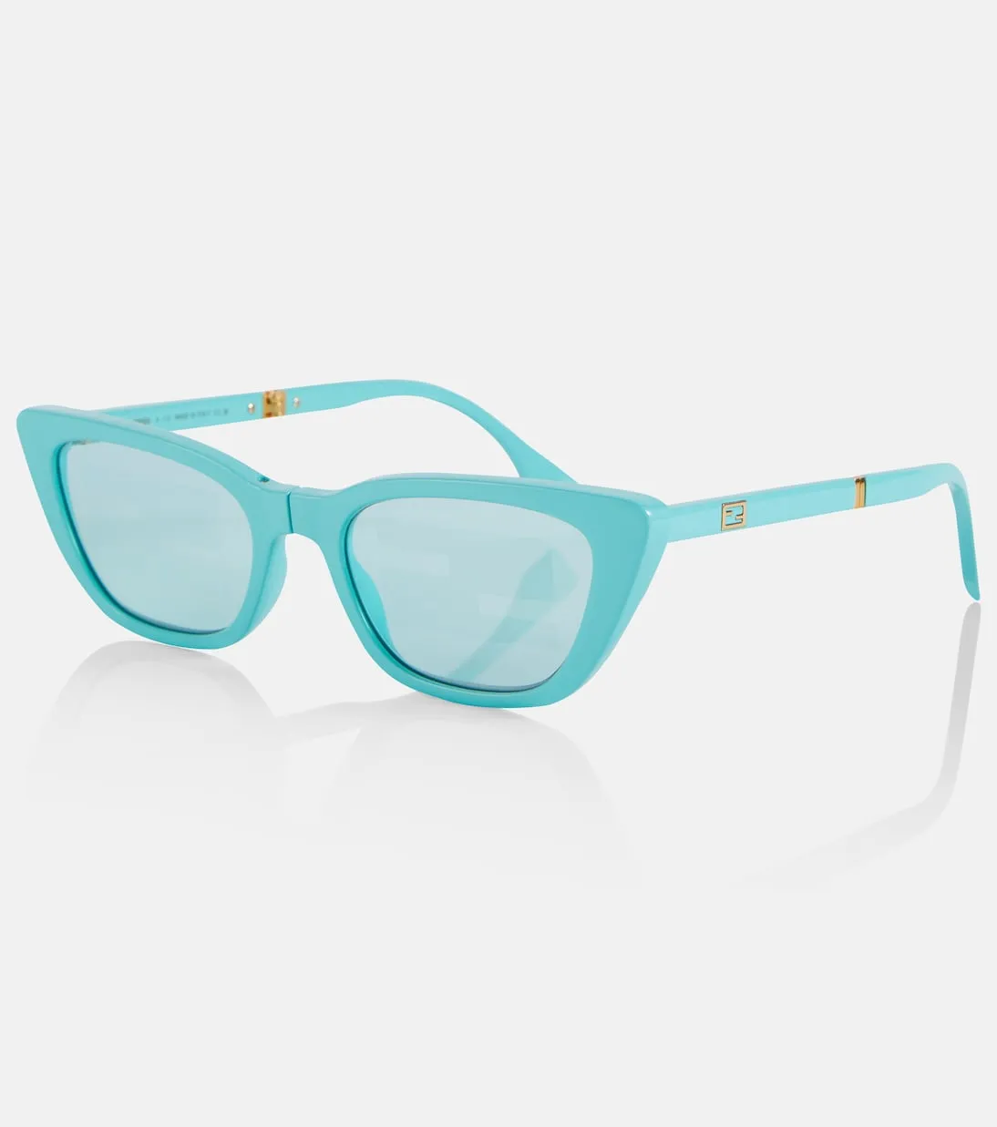 Fendi convertible cat eye sunglasses, blue