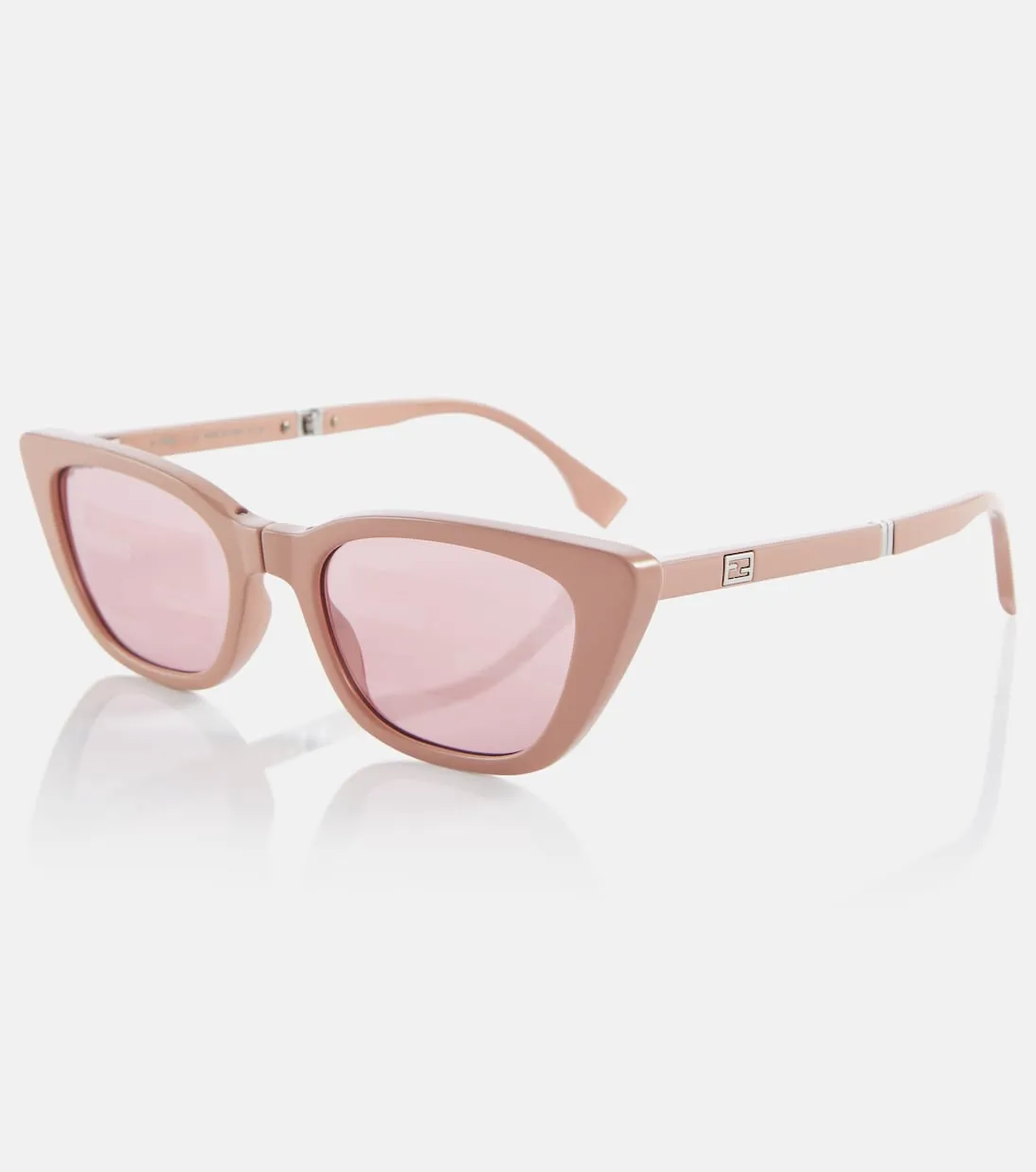 Fendi Foldable Acetate Sunglasses, Pink