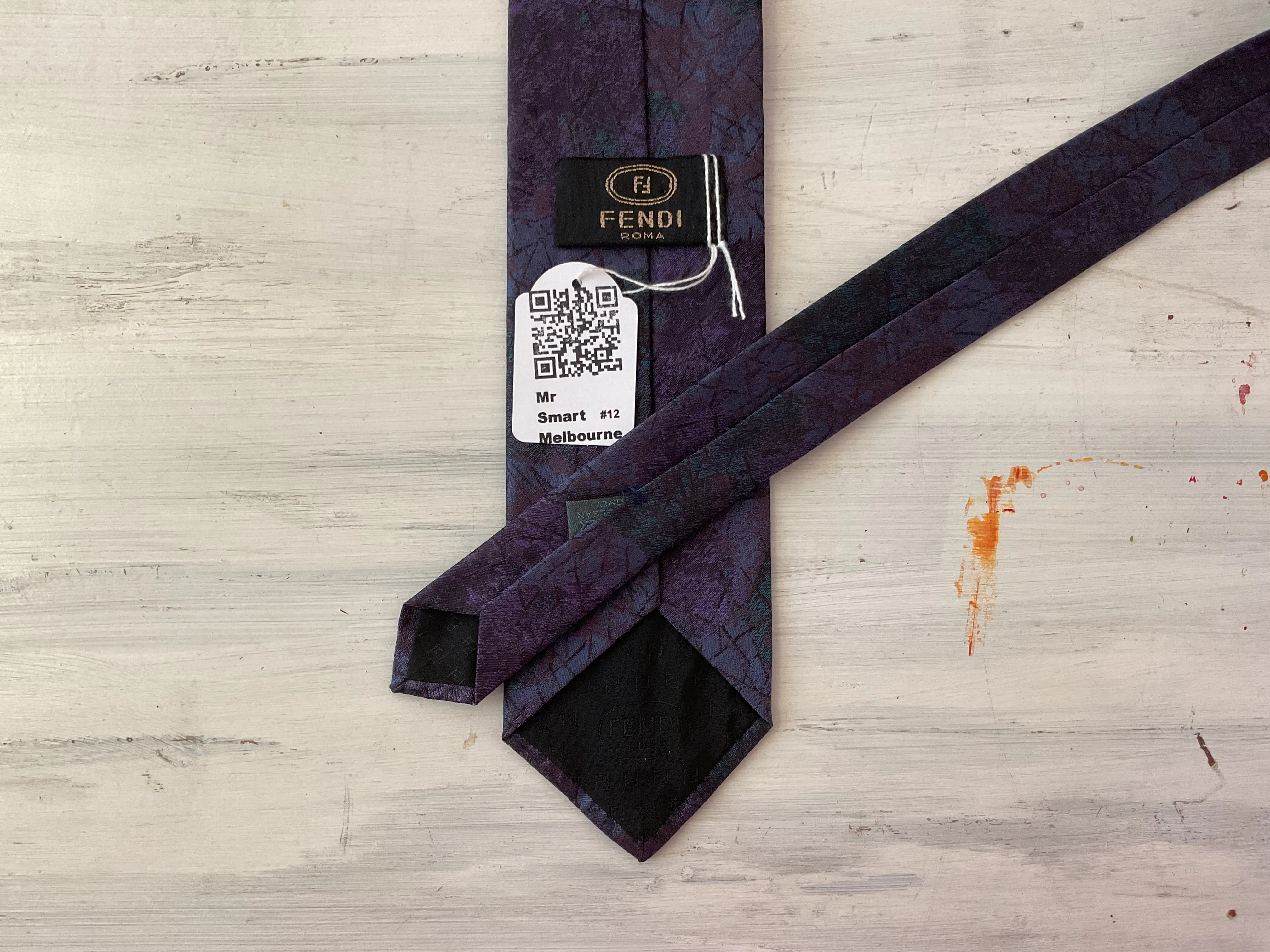 Fendi Roma tie