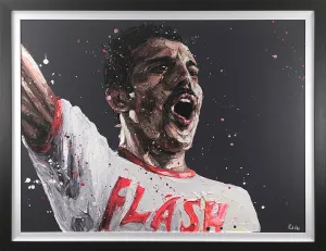 Flash Hand Embellished Canvas by Paul Oz