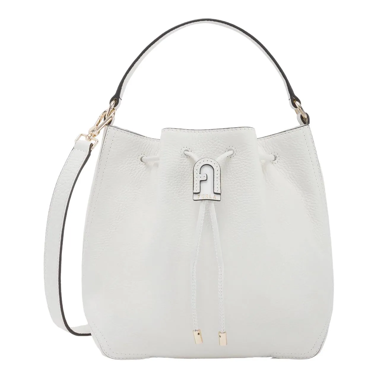 Furla Atena Mini Bucket Bag, white