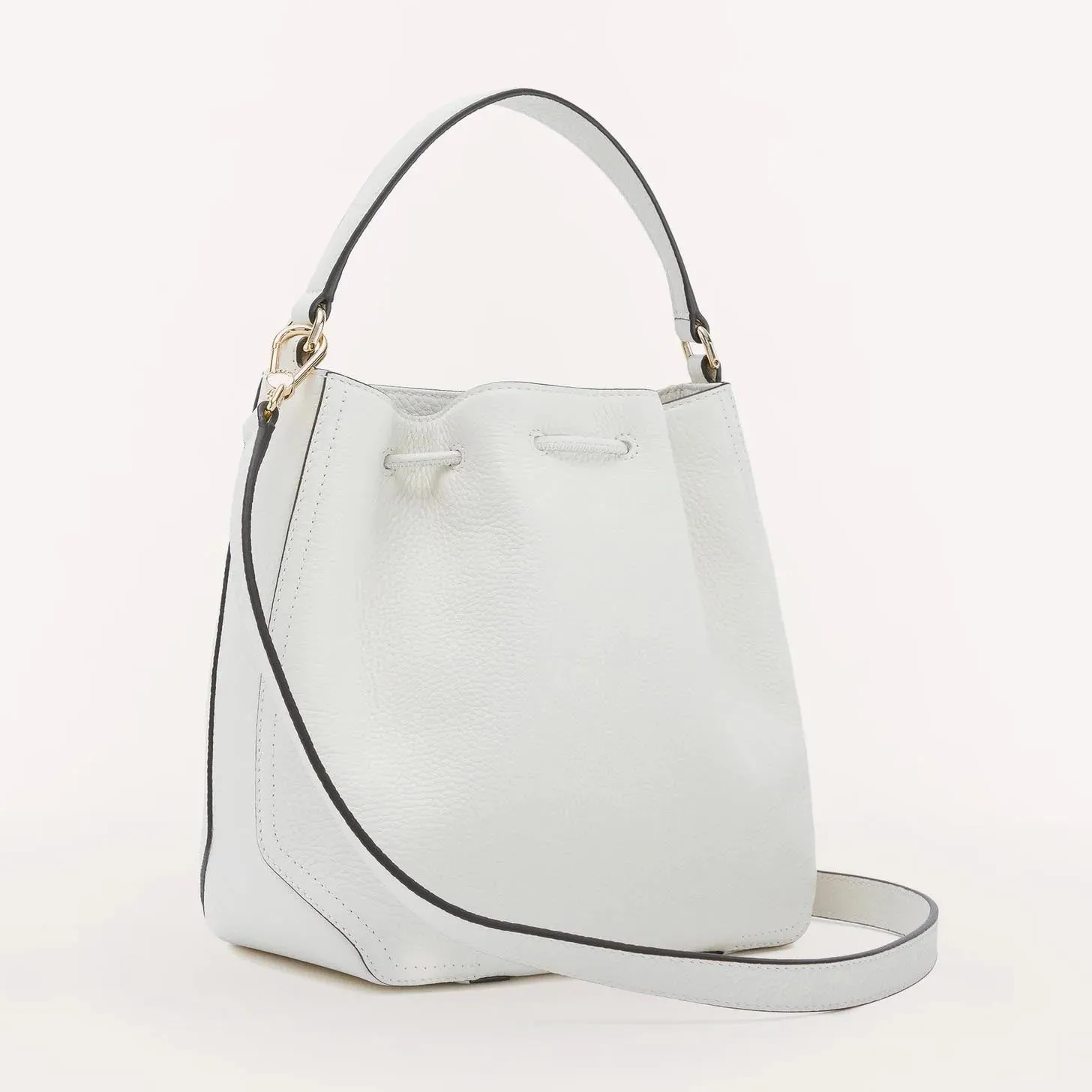 Furla Atena Mini Bucket Bag, white