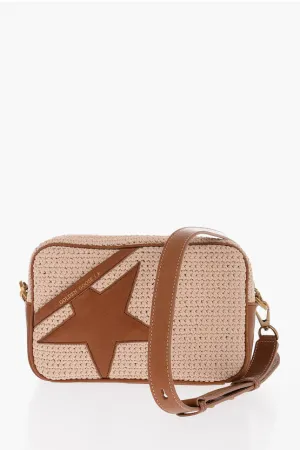 Golden Goose Crochet and Leather STAR Crossbody Bag Unica One size