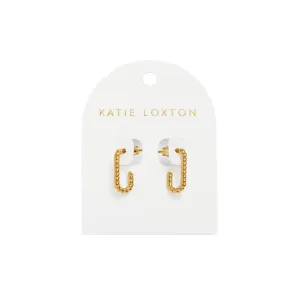 Katie Loxton Celine Rope Hoop Earring