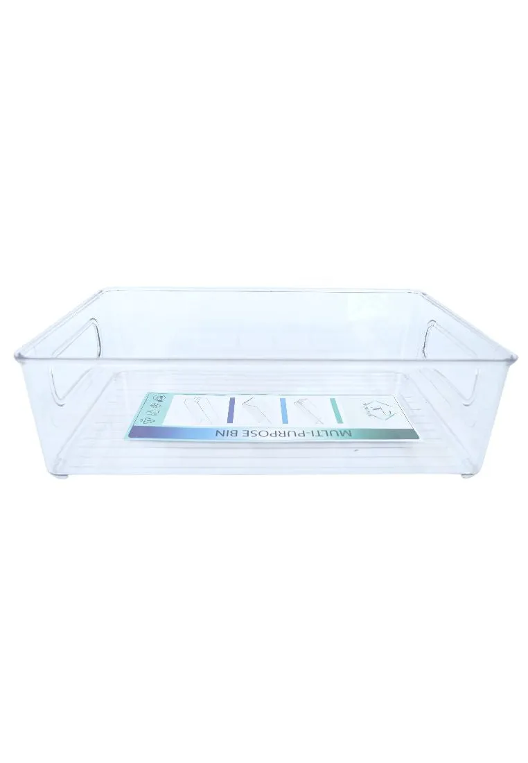 Landmark Multi-purpose Bin With Handle - Clear