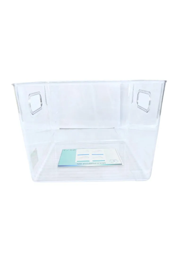 Landmark Multi-purpose Bin With Handle - Clear